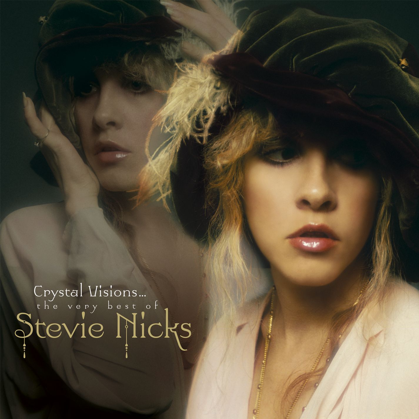 Crystal Visions... by Stevie Nicks; two portraits of Stevie looking wistful